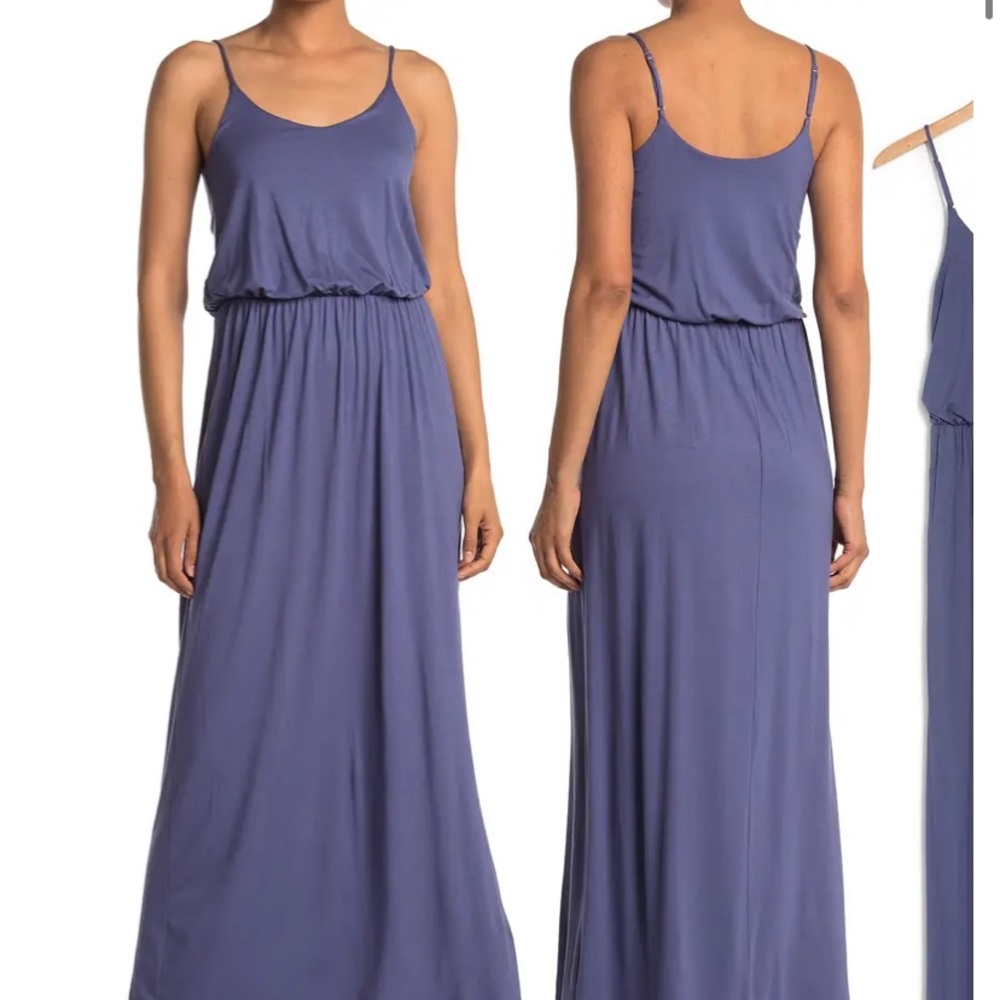 LUSH spaghetti strapped maxi dress